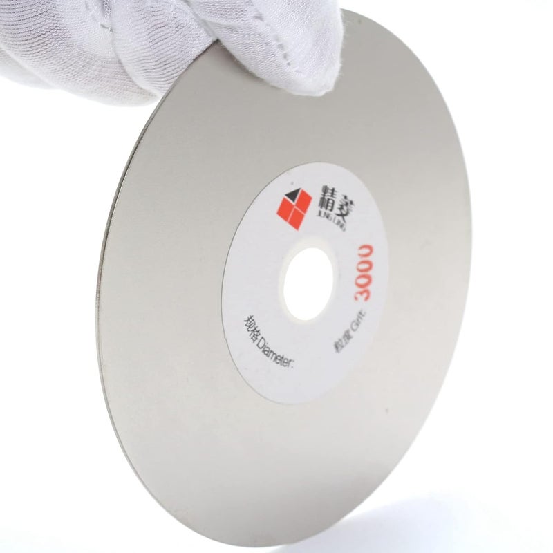 Jingling 4" inch 100mm Diamond Flat Lap Disc Coated Grinding Disk Grit 3000 Fine - Image 3
